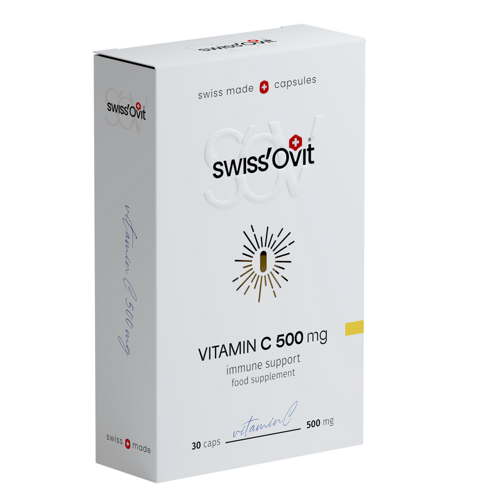 SwissOvit C-vitamiini 500 mg vegaaninen 30 kaps