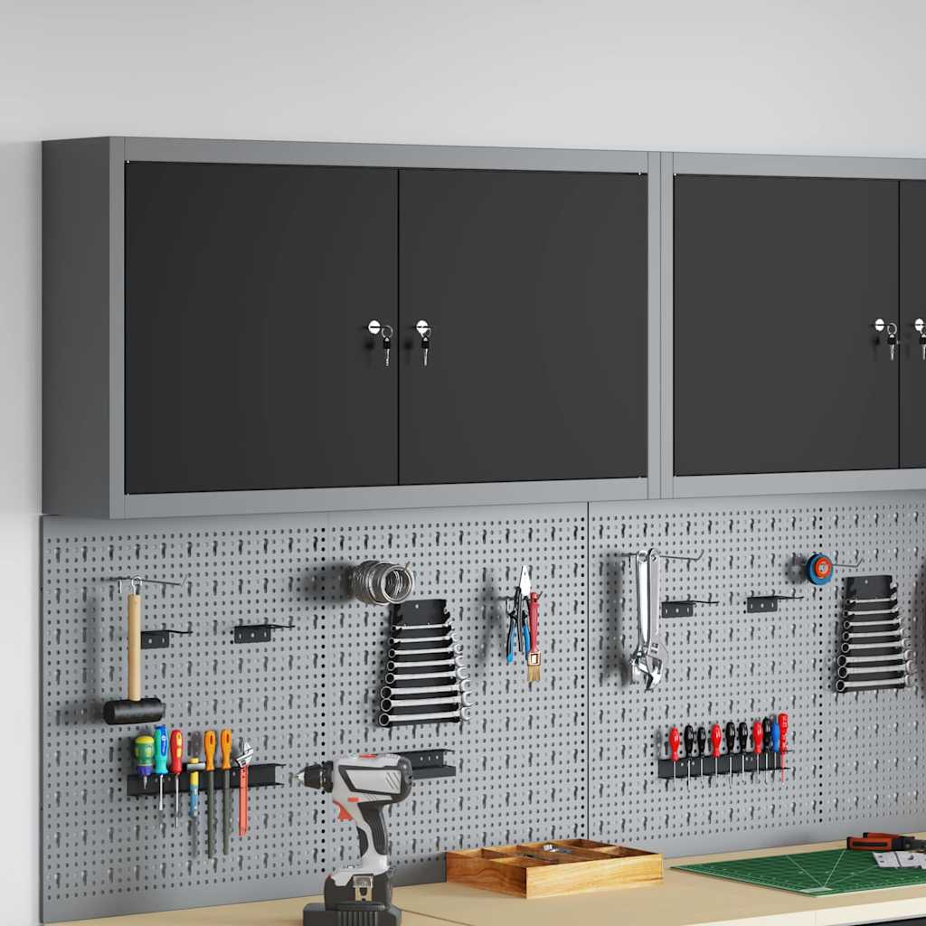 vidaXL Työkalukaappi hyllyllä 100 x 20 x 55 cm